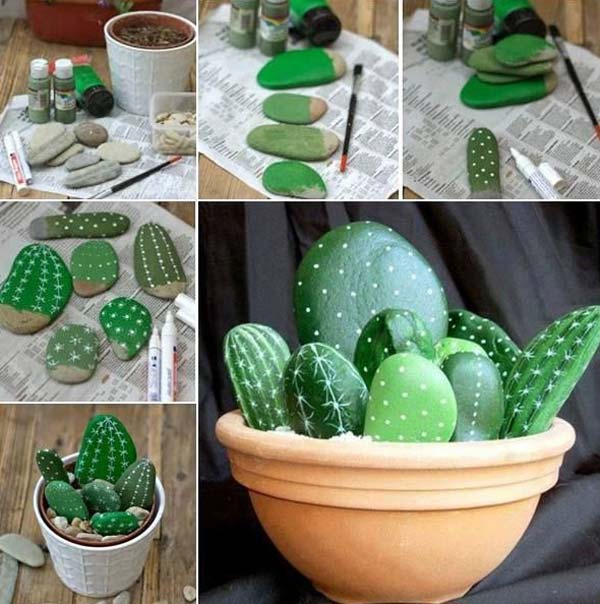 Fifteen İncredible DIY Garden Redecorating Ideas by using Rocks 14