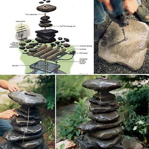 Fifteen İncredible DIY Garden Redecorating Ideas by using Rocks 15