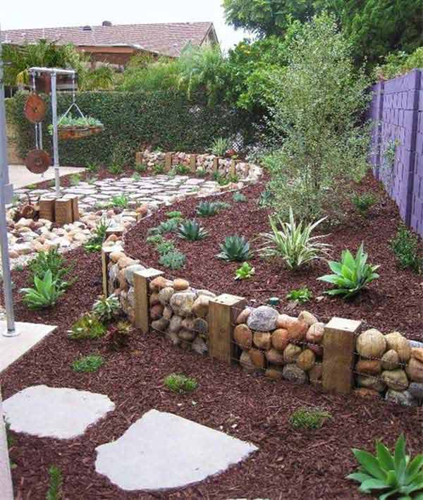 Fifteen İncredible DIY Garden Redecorating Ideas by using Rocks 2