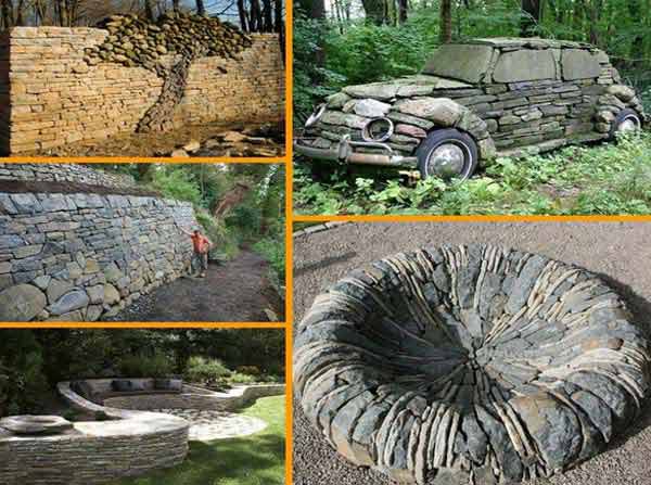 Fifteen İncredible DIY Garden Redecorating Ideas by using Rocks 6
