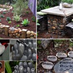 Fifteen İncredible DIY Garden Redecorating Ideas by using Rocks