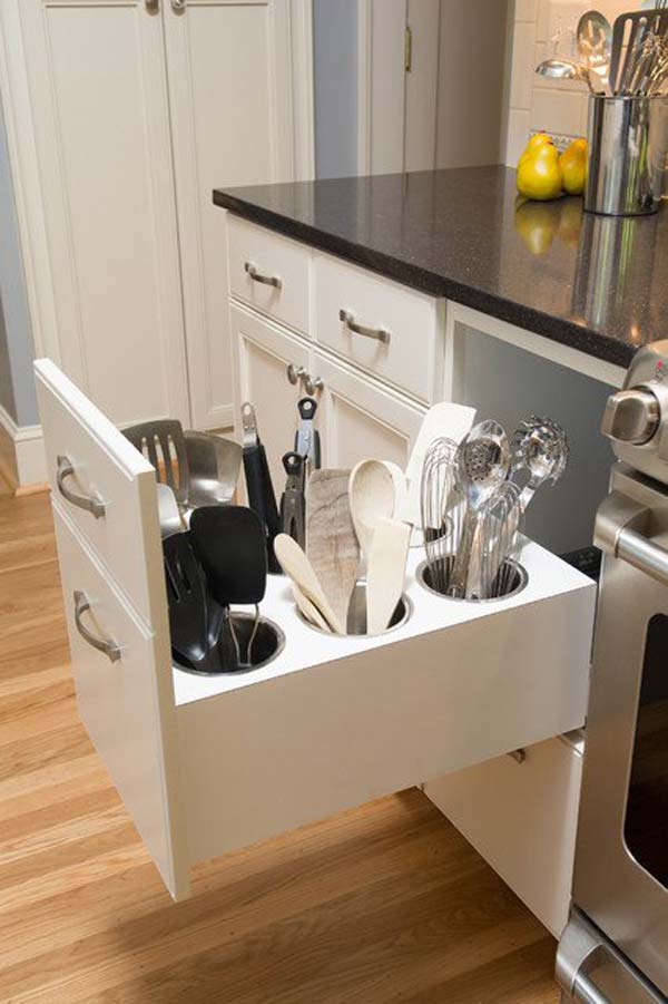 Top 18 Ingenious and also Lovely DIY Flatware Storage Solutions 2