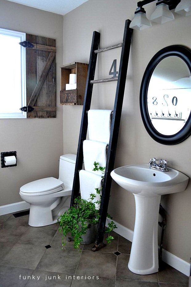 Great DIY Bathroom Towel Storage Ideas 4