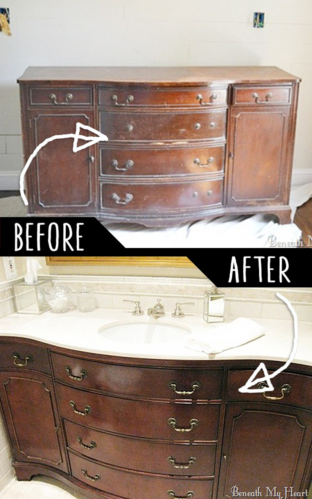 19 DIY Idea To Play With Old Furniture 11