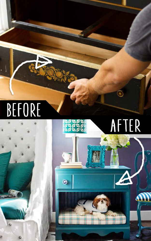 19 DIY Idea To Play With Old Furniture 19