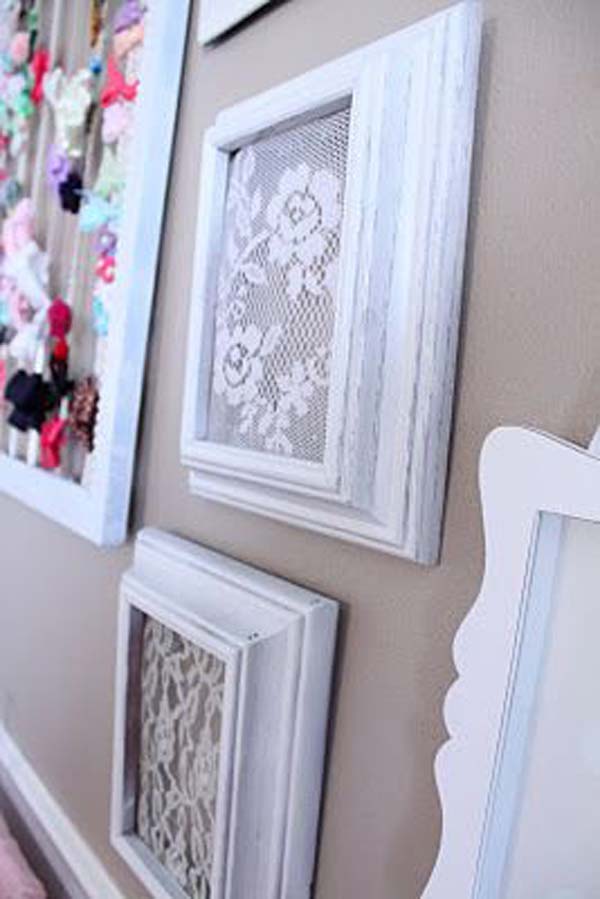 20 Great DIY Ideas For Decorating With Lace 12