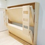 4 simple fold up bunk Murphy bed