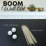 20.DIY Boom Wall Art