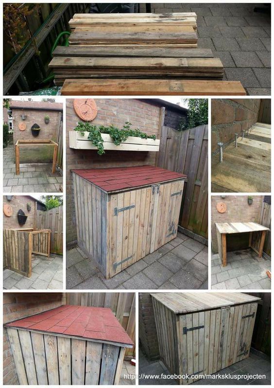 13.DIY Pallet Box