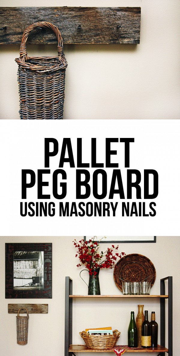 4.DIY Pallet Pegboard