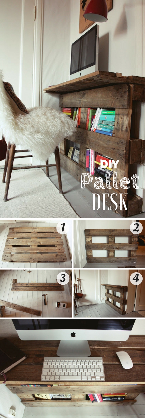 9.DIY Pallet Desk