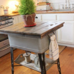 11. DIY Vintage Kitchen Counter