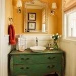 11.Bathroom Commode with Vintage Touch