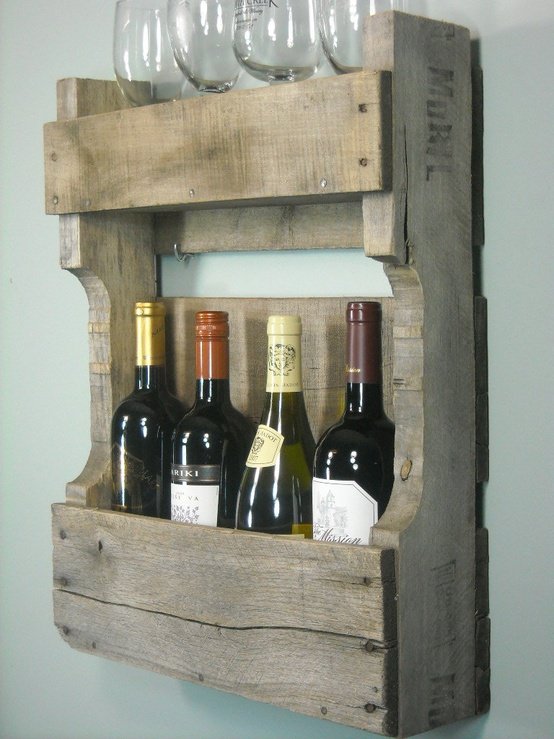 12.DIY Wine rack