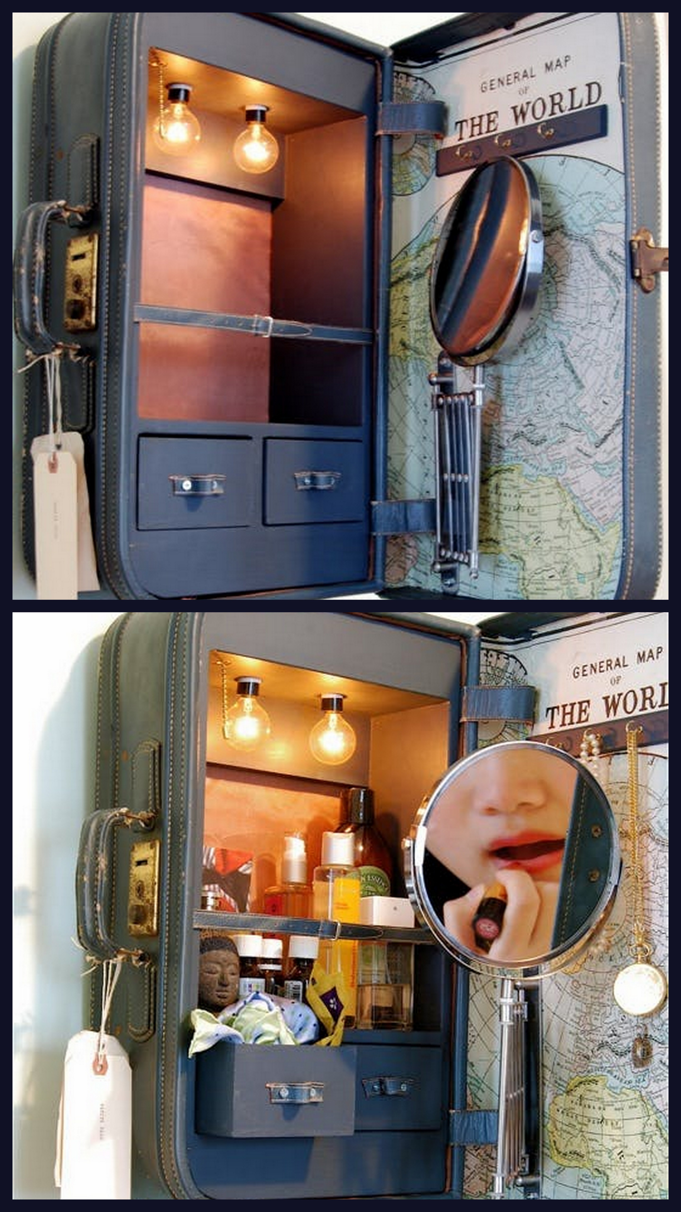 3.Suitcase Cabinets