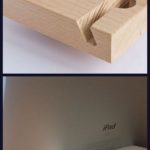 11.Wooden iPad Holder