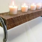 12.DIY Candle Bench