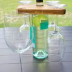 5.Wine Bottle & Glasses Holder