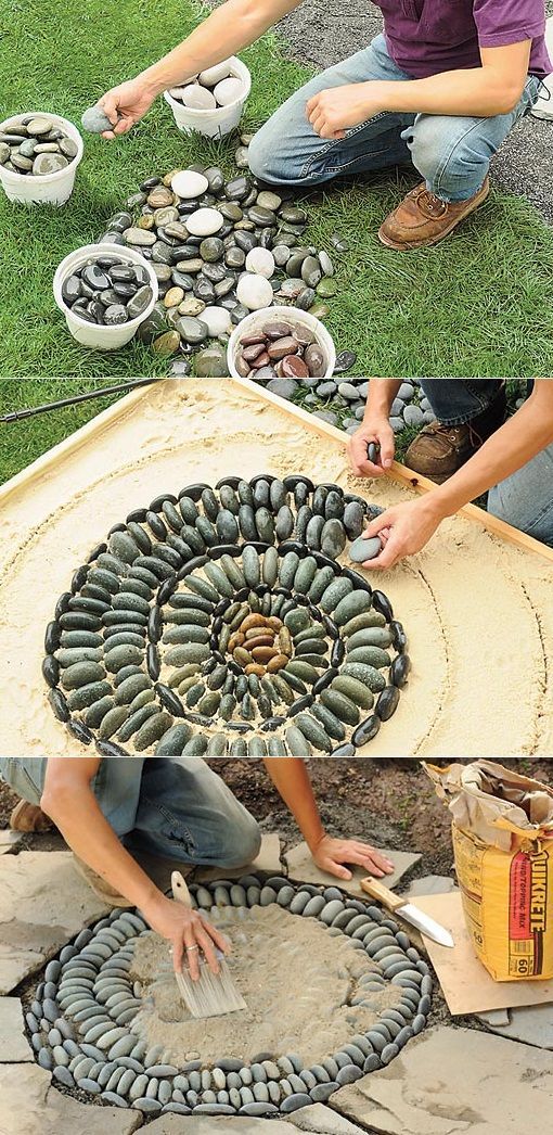 15.DIY Stone Art