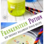 8. Frankensten Potion Kid Friendly Halloween Punch Recipe