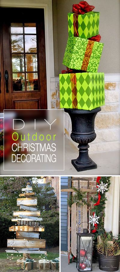 10. DIY Outdoor Christmas Decoration