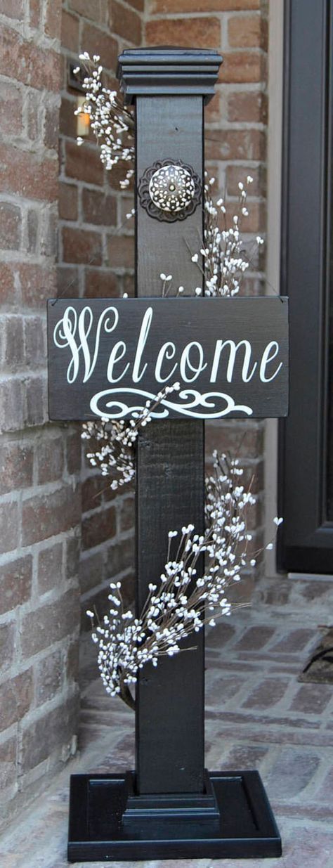6. Classy Outdoor Signs